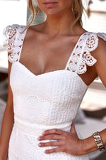 Giselle Dress - White Lace Dress