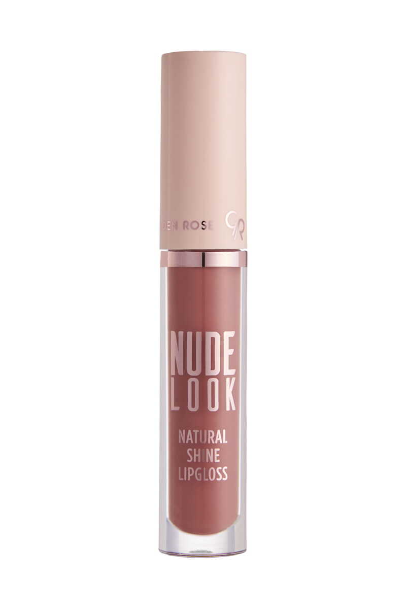 Golden Rose Nude Look Natural Shine Lipgloss - 04 Peachy Nude Chivela