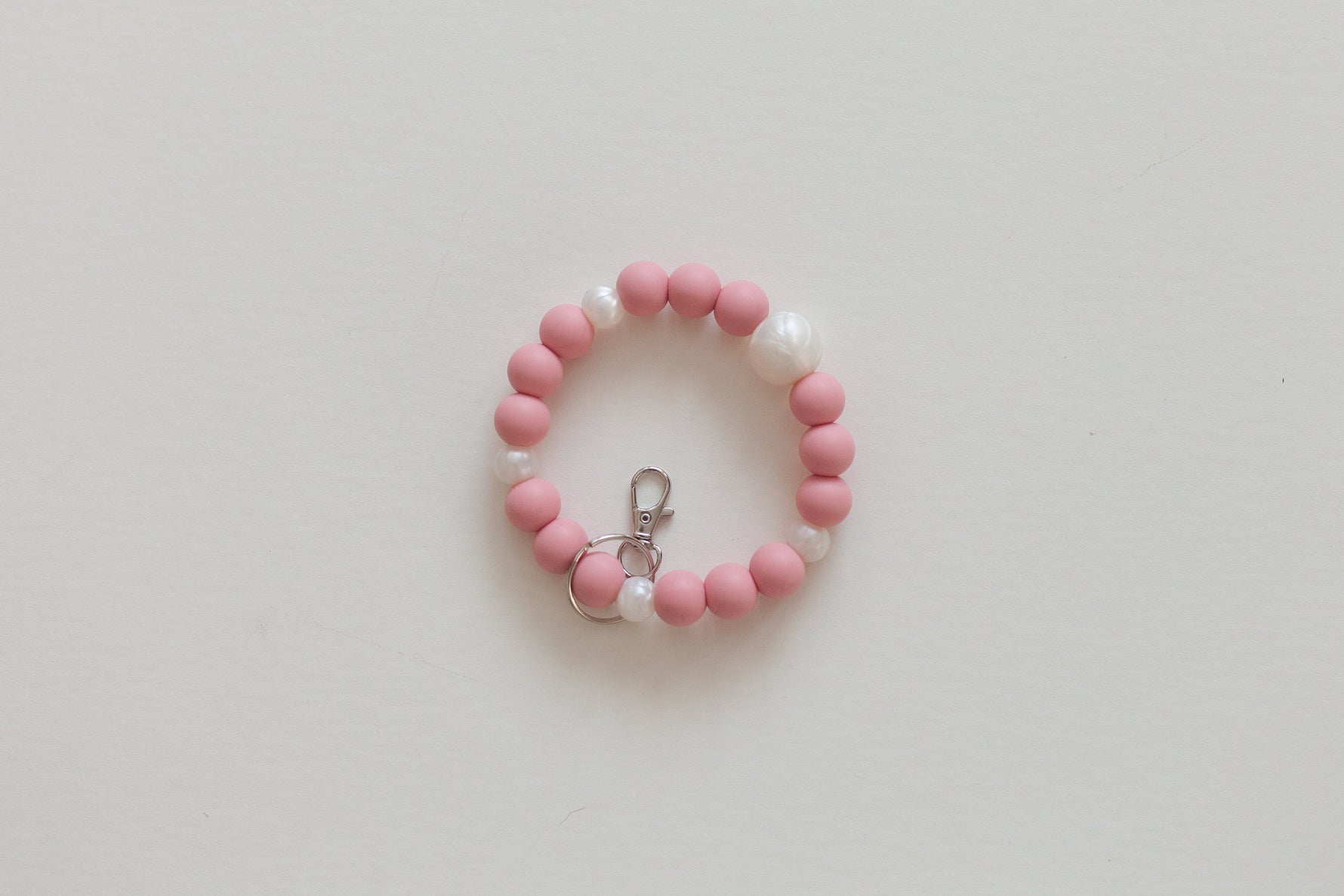 Mauve Succulent Wristlet