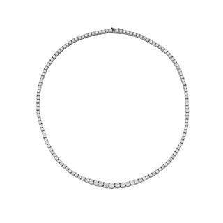 MOISSANITE ASCENDING TENNIS NECKLACE Ring Deluxe Fine Jewelry