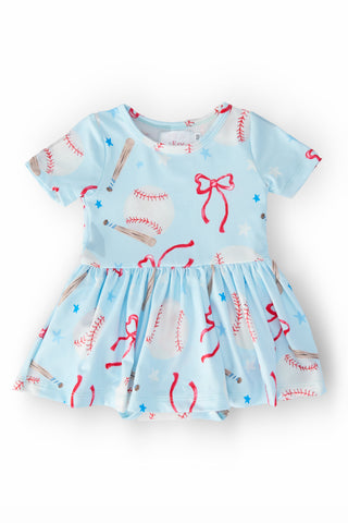 Grand Slam Glam S/S Twirl Bodysuit - By Baano