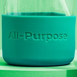 All-Purpose Spray Glass Bottle Cleaning Kit with Lemongrass Essential Oil Green Llama