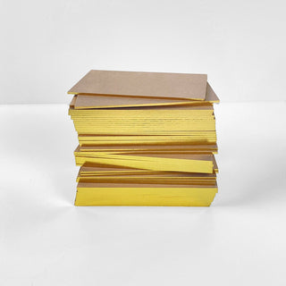 Greige Small Cards with Gold edging - By Baano