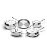 9 Piece Stainless Steel Cookware Set - By Baano