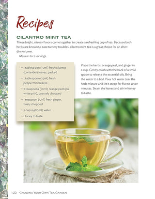 Growing Your Own Tea Garden: The Guide to Growing and Harvesting Flavorful Teas in Your Backyard (CompanionHouse Books) Create Your Own Blends to Manage Stress, Boost Immunity, Soothe Headaches & More (Spiral Bound) - By Baano