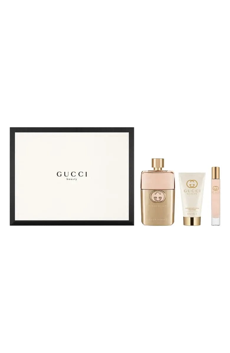 Gucci Guilty Pour Femme Set 3 Piece W 3.0 oz EDP Spray - By Baano