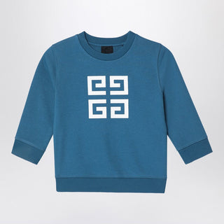 Blue Sweatshirt With 4G Logo Print - By Baano