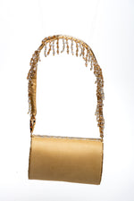 Gold and Silver Mini Flap Bag with Handle - By Baano
