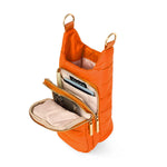 Clementine Orange Matte HydroBag® with Navy/Orange Strap