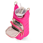 HydroBag® Handle™ - Bright Pink with Pink and Navy striped strap