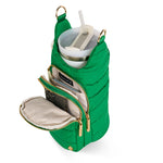 HydroBag® HANDLE™- Kelly Green with Pink and Green Striped Strap