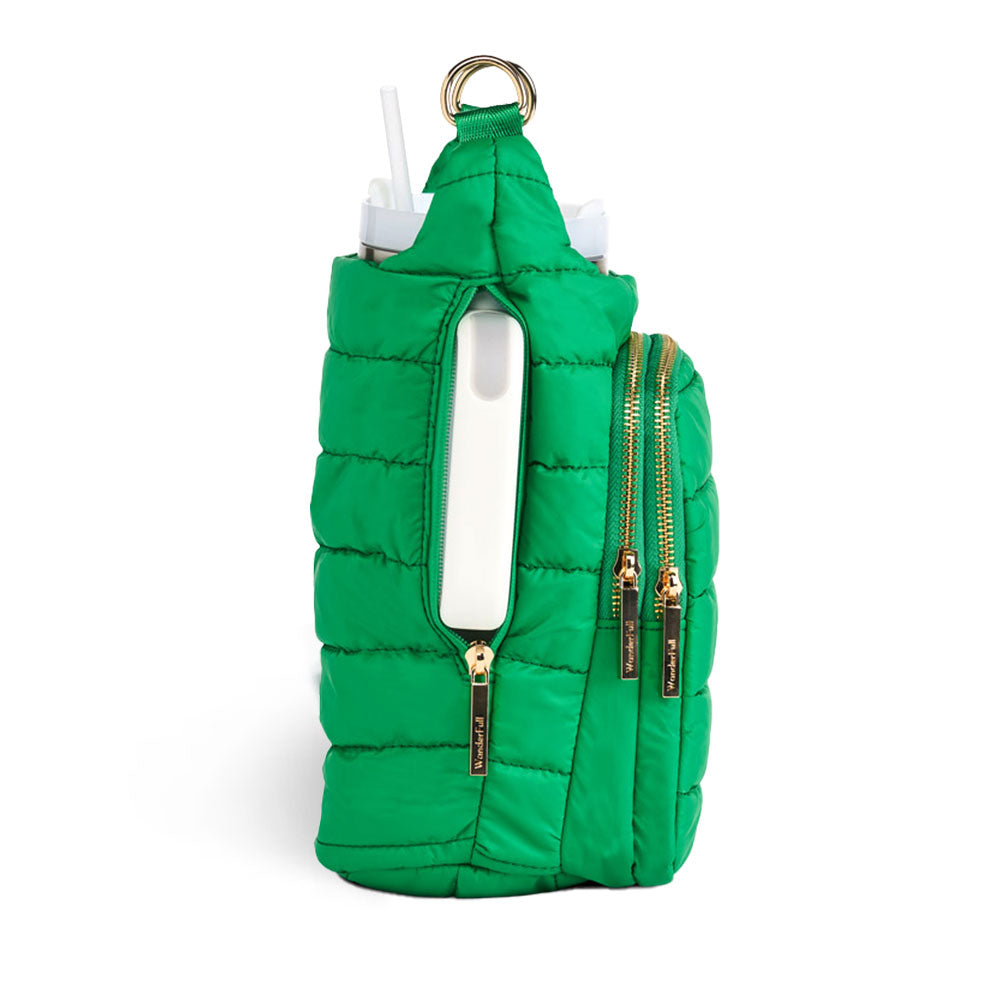HydroBag® HANDLE™- Kelly Green with Pink and Green Striped Strap