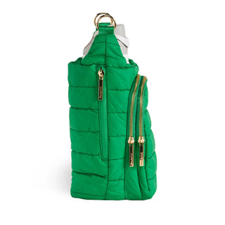 HydroBag® HANDLE™- Kelly Green with Green and White patterned strap