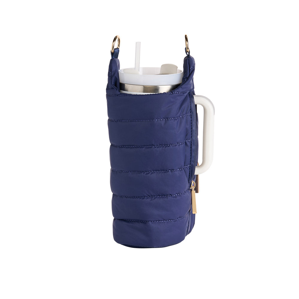 HydroBag® HANDLE™- Island Navy Matte with Pink and Navy Strap