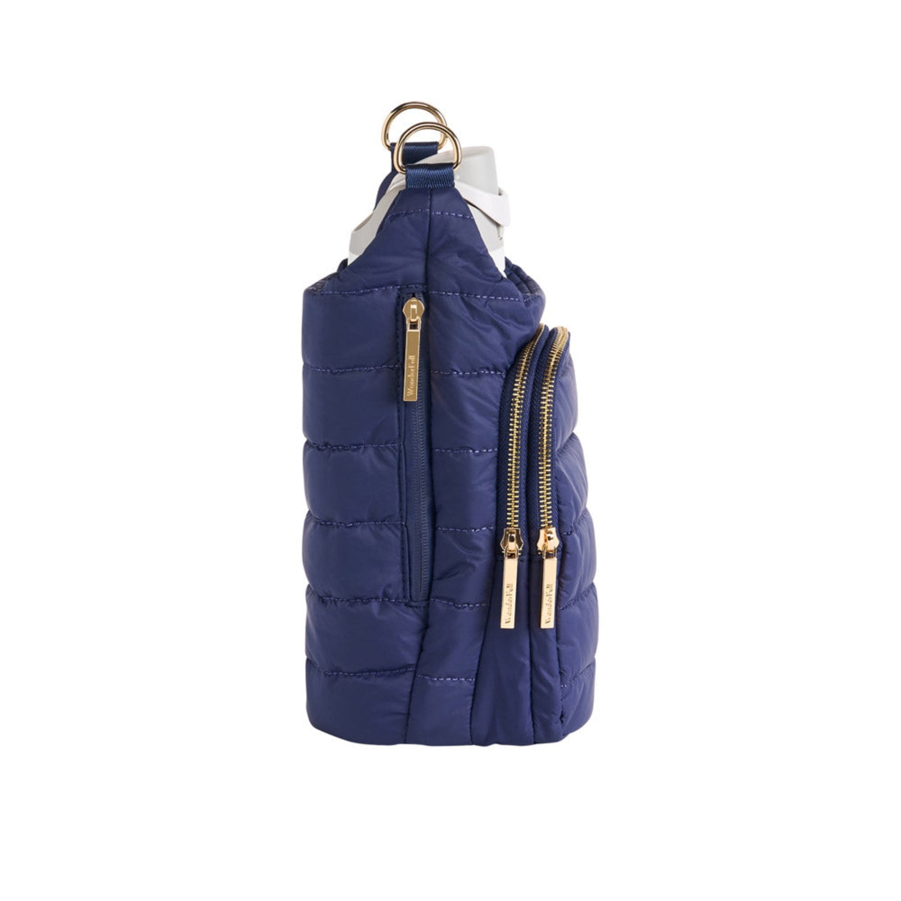 HydroBag® HANDLE™- Navy Matte with Solid Vegan Leather Strap