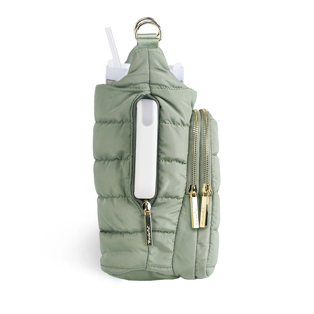 HydroBag® HANDLE™ - Sage Green with Sage and Tan Strap