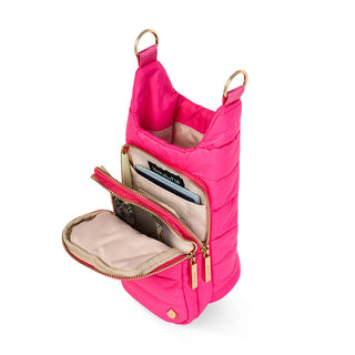 Bright Pink HydroBag® with Pink and Cream Patterned Strap