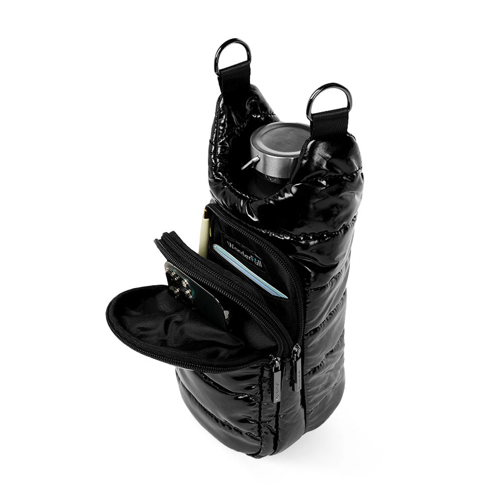 Black Glossy HydroBag® with Black Strap