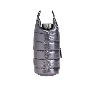 Pewter Glossy HydroBag® with Solid Strap