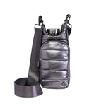 Pewter Glossy HydroBag® with Solid Strap