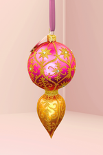 Her Majesty Glass Christmas Ornament