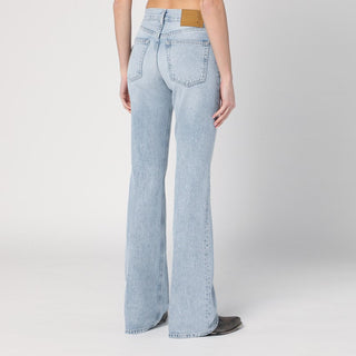 Flora Light Blue Washed Jeans - By Baano