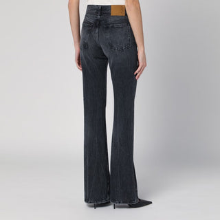 Flora Black Washed Jeans - By Baano