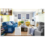 Almolonga Diamond Pillow - Blue Multi