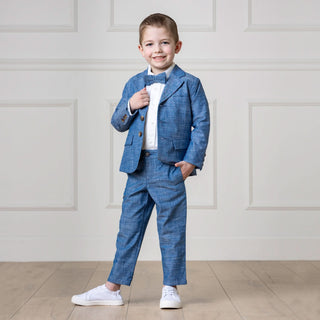 Organic Chambray Suit Jacket - Baby - By Baano