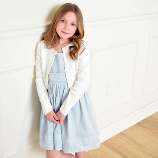 Cropped Curved Hem Cardigan - Baby - Glamourous Grace