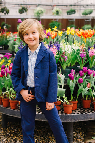 Organic Seersucker Suit Jacket - Baby - By Baano