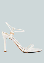 High Porch Drawstring Band Stiletto Sandals