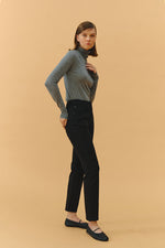 Two Shots High Rise Straight Crop Jeans HJ013 Hey Joanie