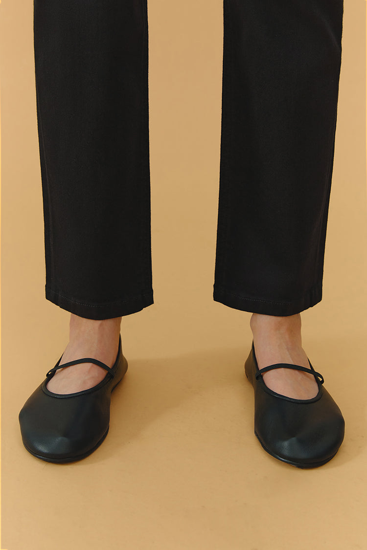 Two Shots High Rise Straight Crop Jeans HJ013 Hey Joanie