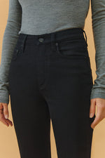 Two Shots High Rise Straight Crop Jeans HJ013 Hey Joanie