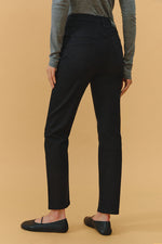 Two Shots High Rise Straight Crop Jeans HJ013 Hey Joanie