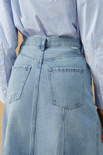 Monica Swing Denim Midi Skirt HJ806