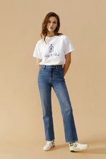Activity Grrrl High Rise Kick Crop Jeans HJ017 Hey Joanie
