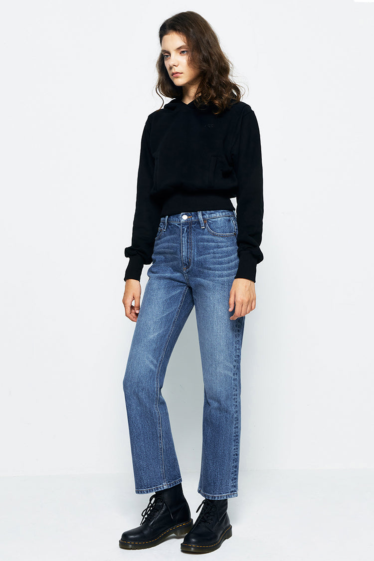 Activity Grrrl High Rise Kick Crop Jeans HJ017 [FINAL SALE] Hey Joanie