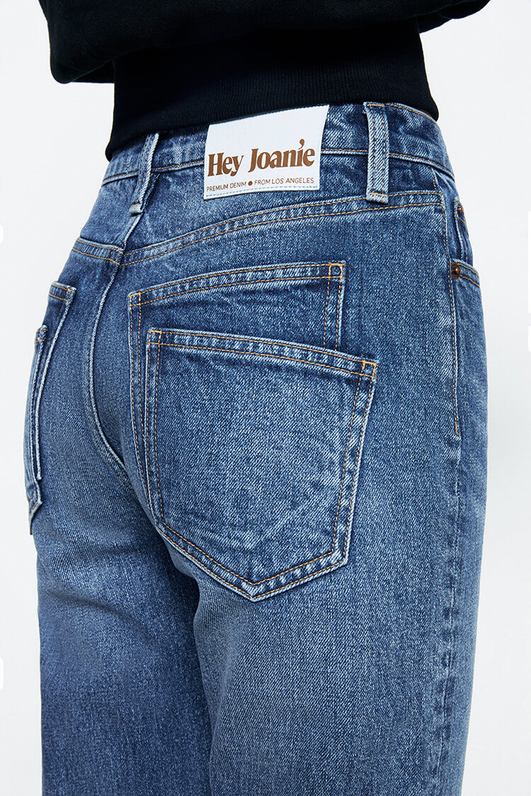 Activity Grrrl High Rise Kick Crop Jeans HJ017 [FINAL SALE] Hey Joanie