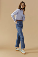 Chelsea High Rise Straight Crop Jeans HJ005 Hey Joanie