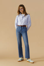 Chelsea High Rise Straight Crop Jeans HJ005 Hey Joanie