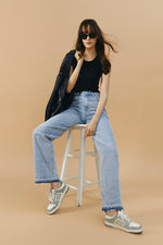 Coney Island Whitefish Tweed Wide Jeans HJ007 [FINAL SALE] Hey Joanie