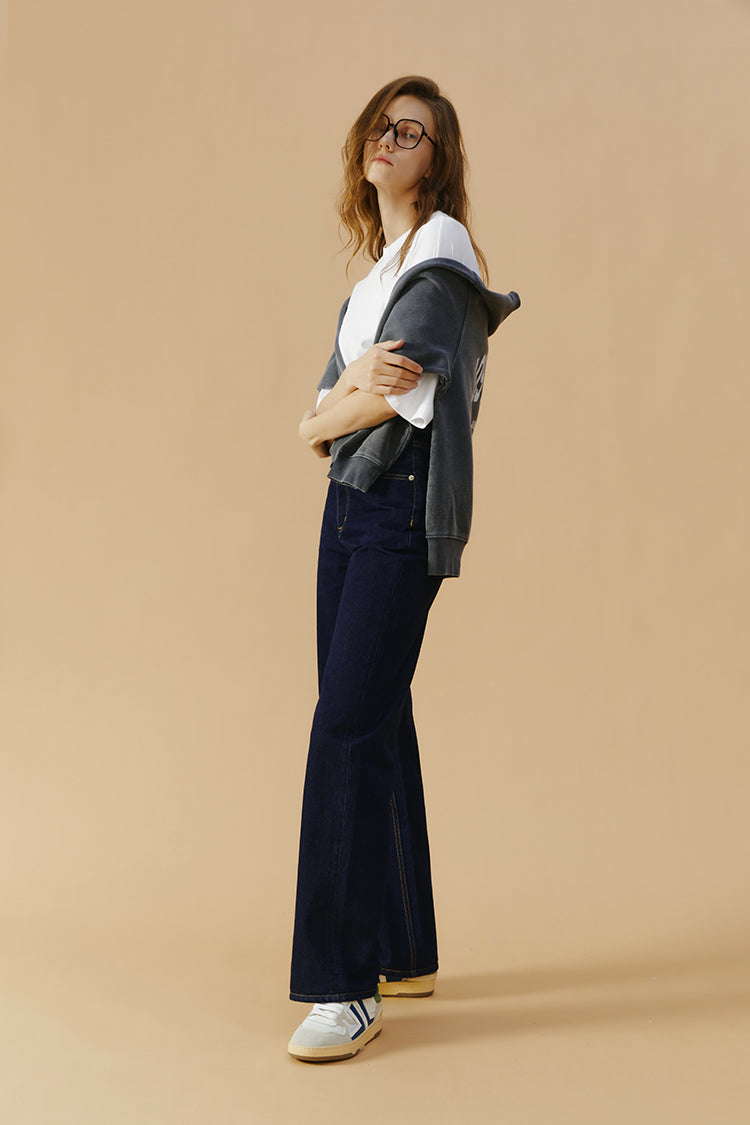 Coney Island Whitefish High Rise Wide Jeans HJ007 Hey Joanie