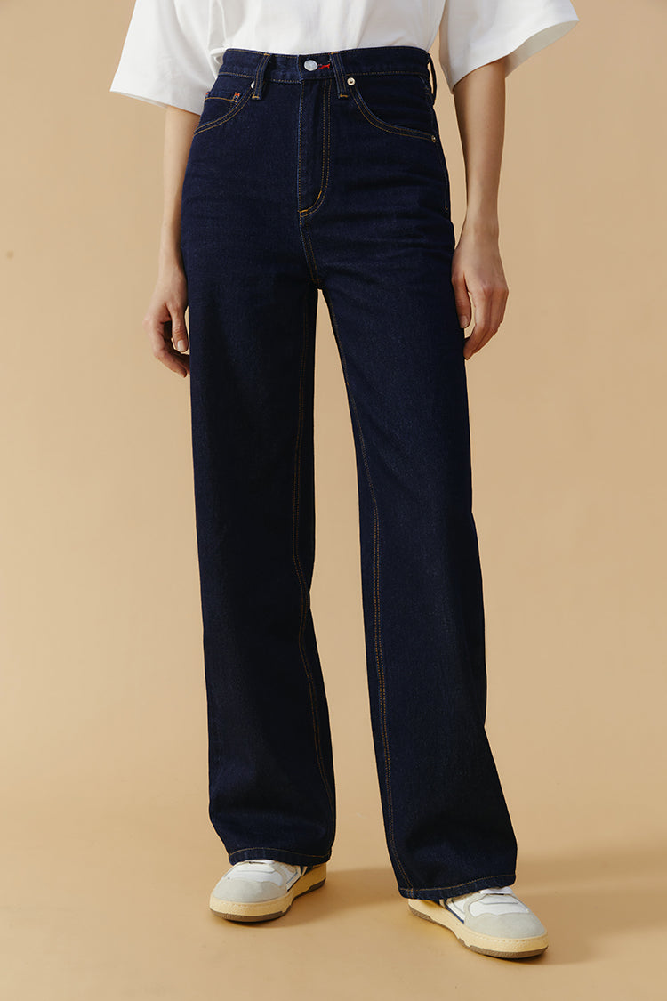 Coney Island Whitefish High Rise Wide Jeans HJ007 Hey Joanie