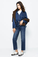 Chelsea High Rise Straight Crop Jeans HJ005 Hey Joanie