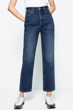 Chelsea High Rise Straight Crop Jeans HJ005 Hey Joanie