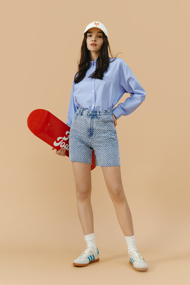 Venice Tweed High Rise Shorts HJ803 [FINAL SALE] Hey Joanie