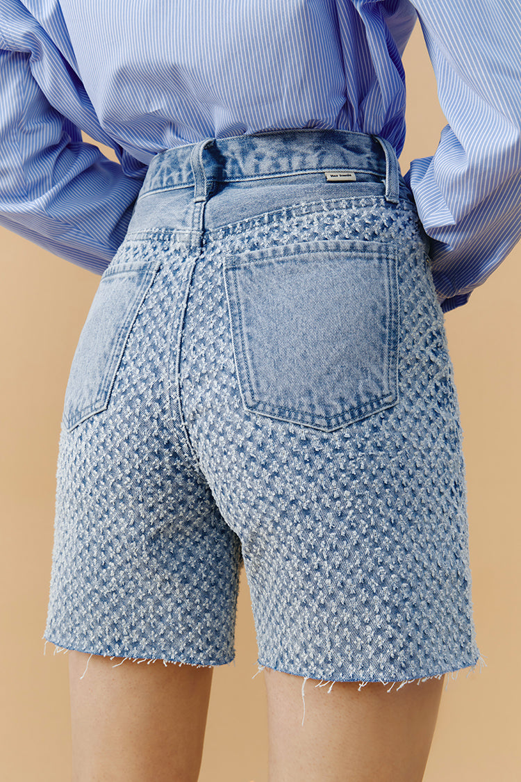 Venice Tweed High Rise Shorts HJ803 [FINAL SALE] Hey Joanie