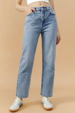 Manhattan High Rise Straight Ankle Jeans HJ160 Hey Joanie